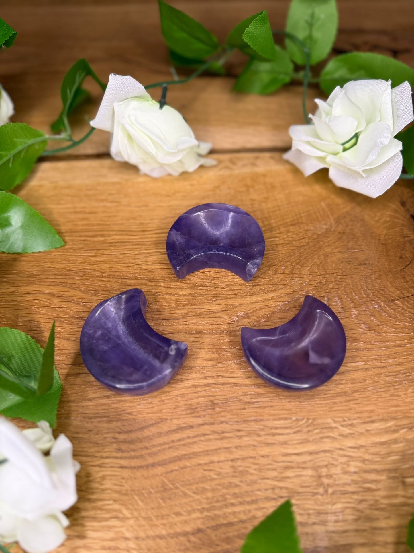 kleine Amethyst Mondschalen