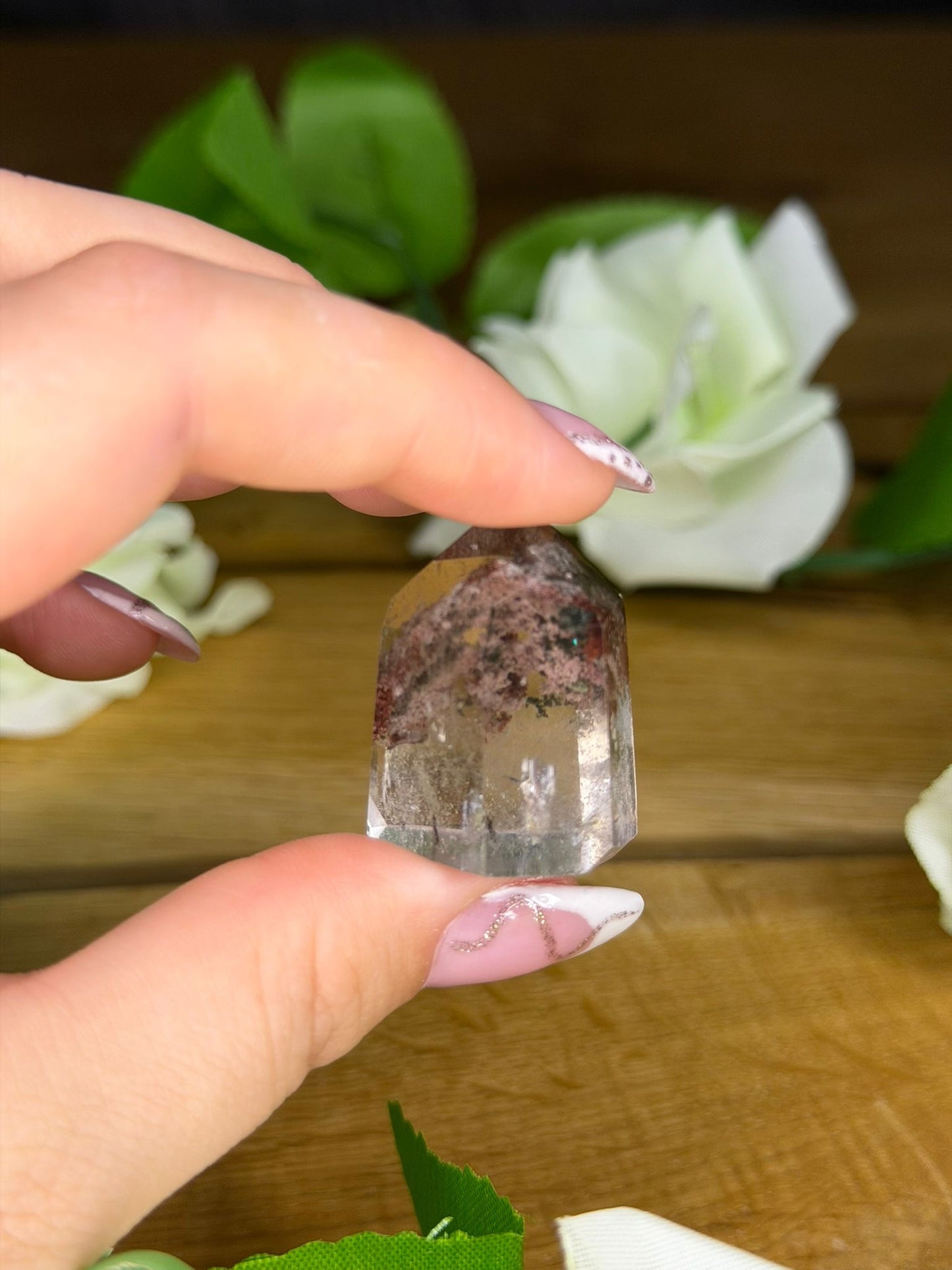 kleiner Gartenquarz Turm