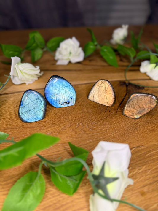 Labradorit Freiform Gelb