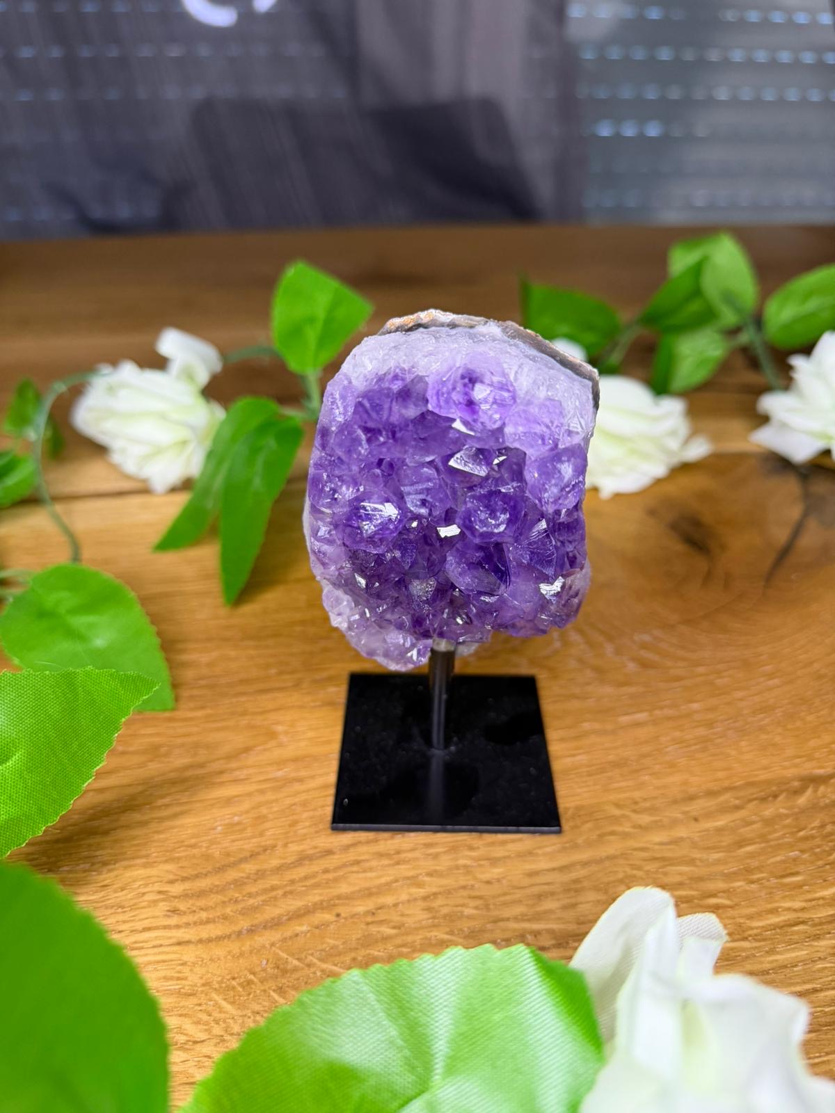 Amethyst auf Ständer