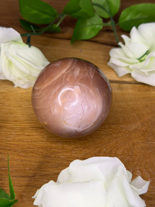 Pfirsichmondstein Kugel