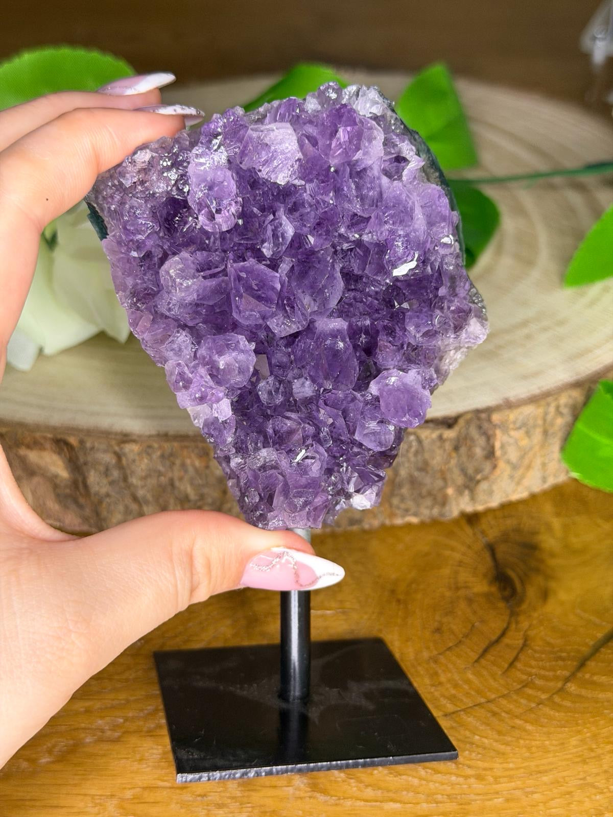 Amethyst auf Ständer