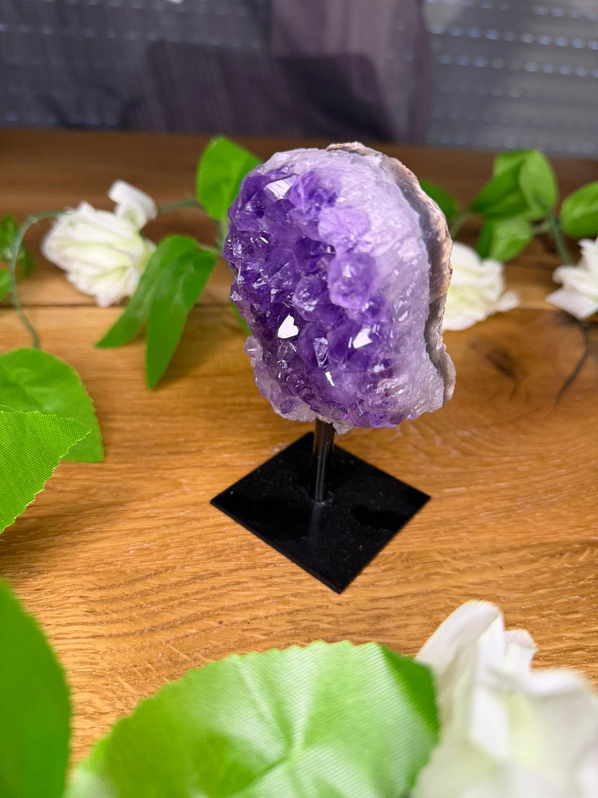 Amethyst auf Ständer