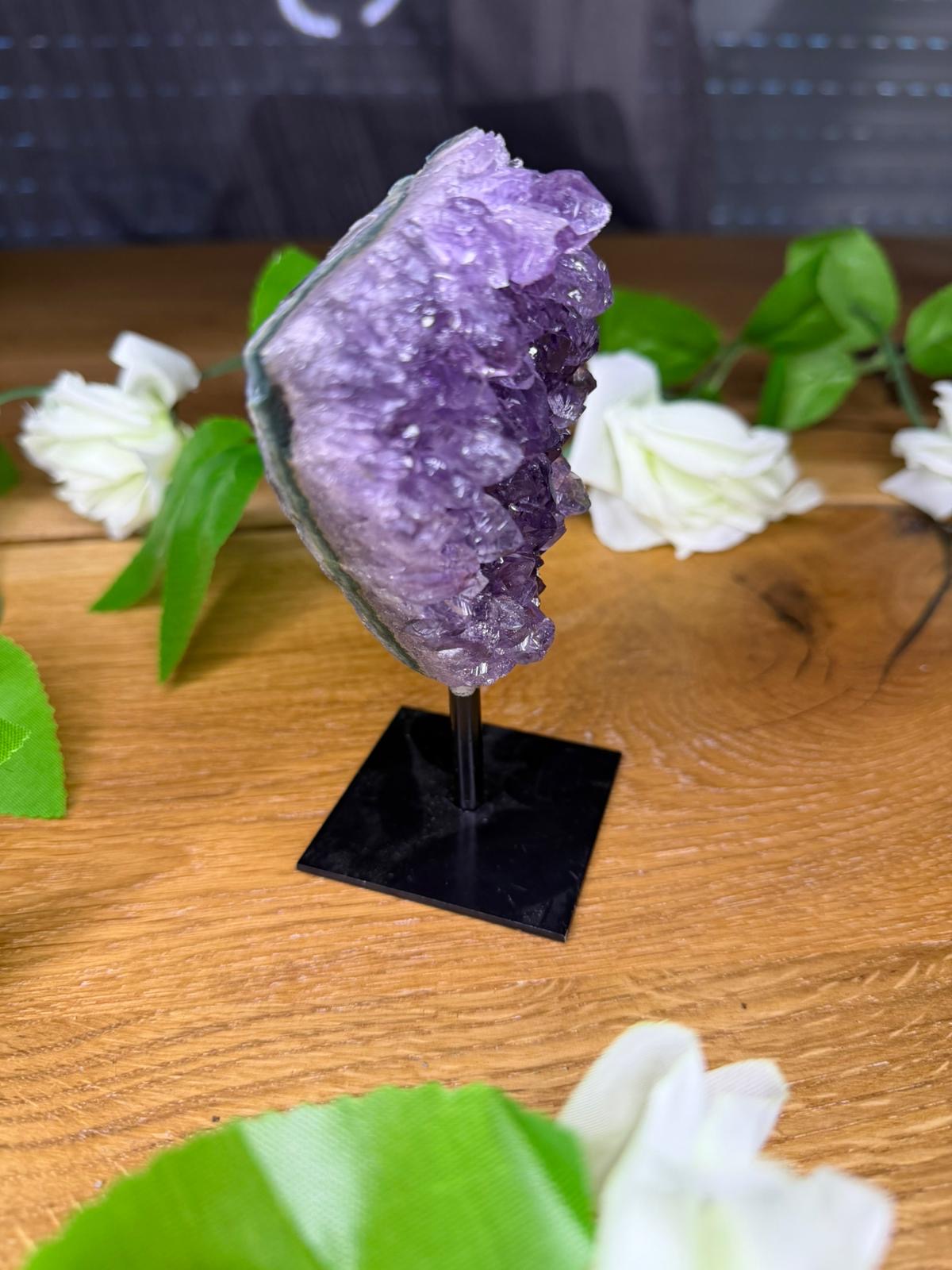 Amethyst auf Ständer